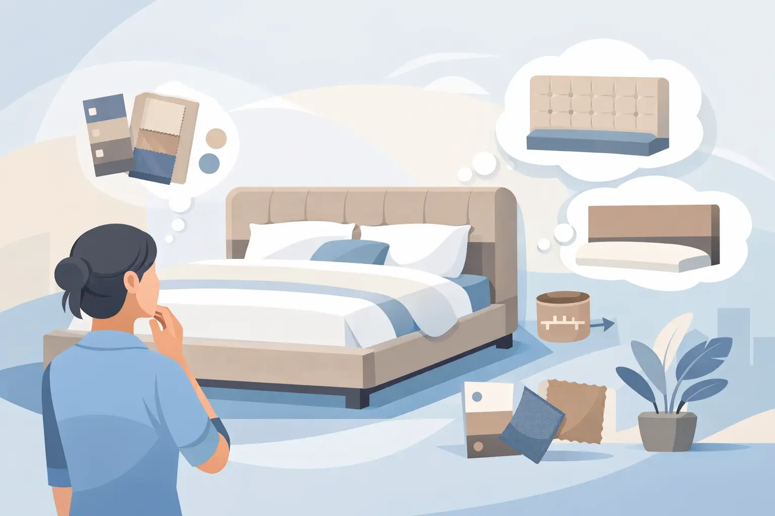 Choosing an Upholstered Bed Frame with Headboard