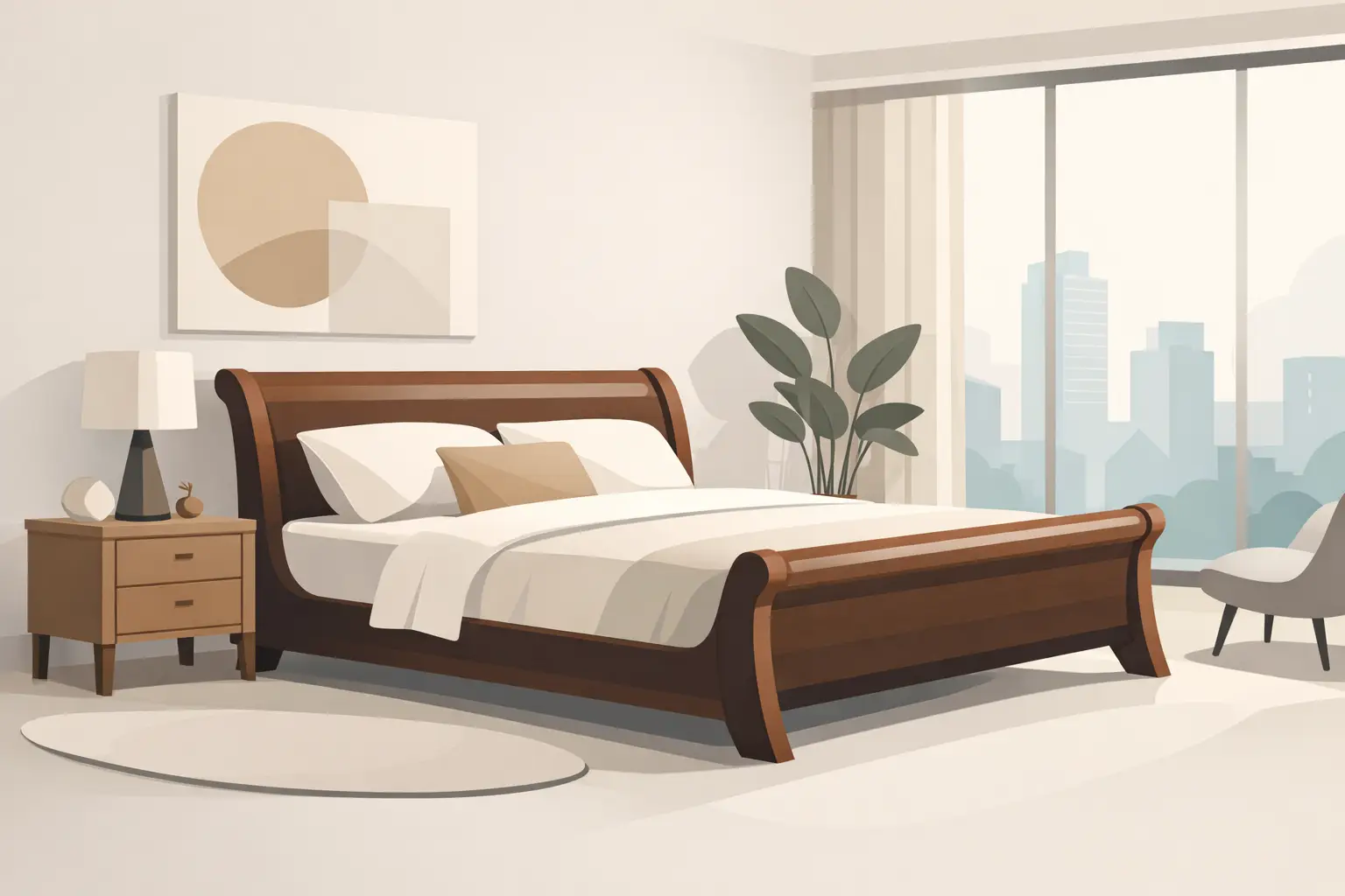 Is a Sleigh Bed for a Modern Bedroom Right?