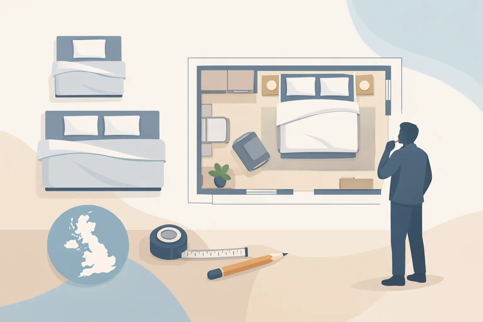 UK Bed Size Guide for Better Bedroom Planning