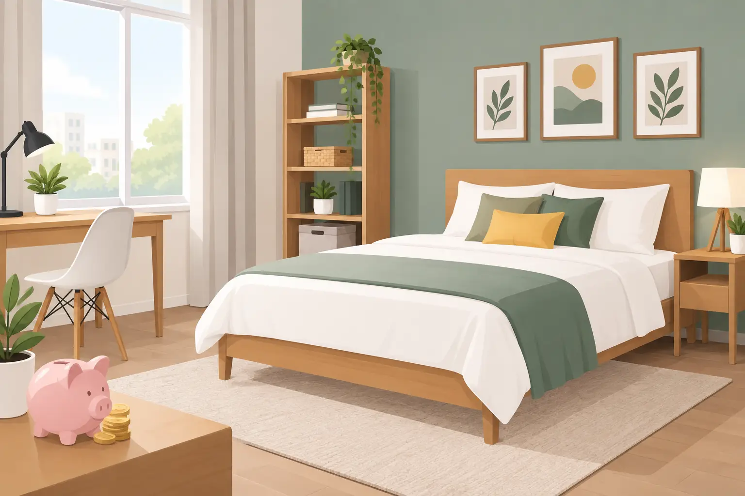 How to Furnish Rental Bedrooms on a Budget
